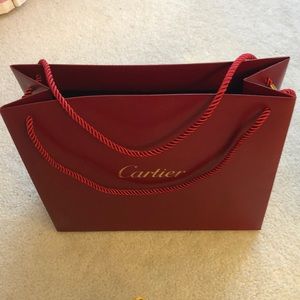 Cartier shopping bag